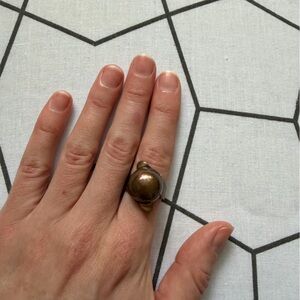 Vintage Bronze Statement Ring